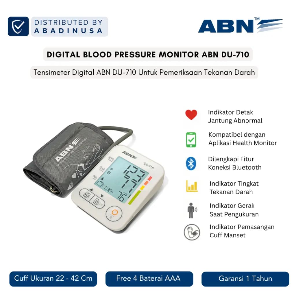 ABN Tensimeter Digital DU-710 Blood Pressure Monitor